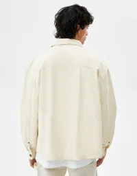 Baumwolljacke mit Reißverschluss
